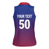 Custom Afghanistan Cricket Afghan Atalan Women Sleeveless Polo Shirt Glorious Nation Victorious Team