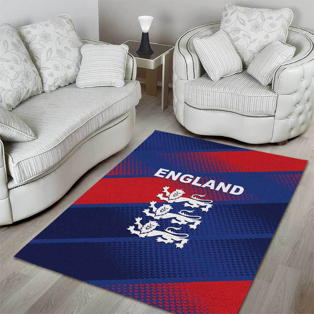 England Cricket Area Rug Come On Three Lions
