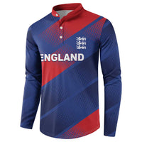 Custom England Cricket Button Sweatshirt Come On Three Lions