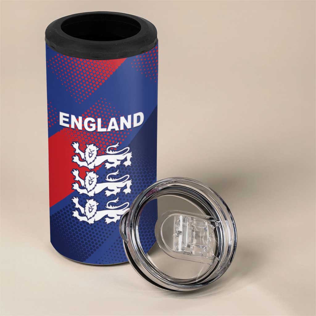 Custom England Cricket 4 in 1 Can Cooler Tumbler Come On Three Lions