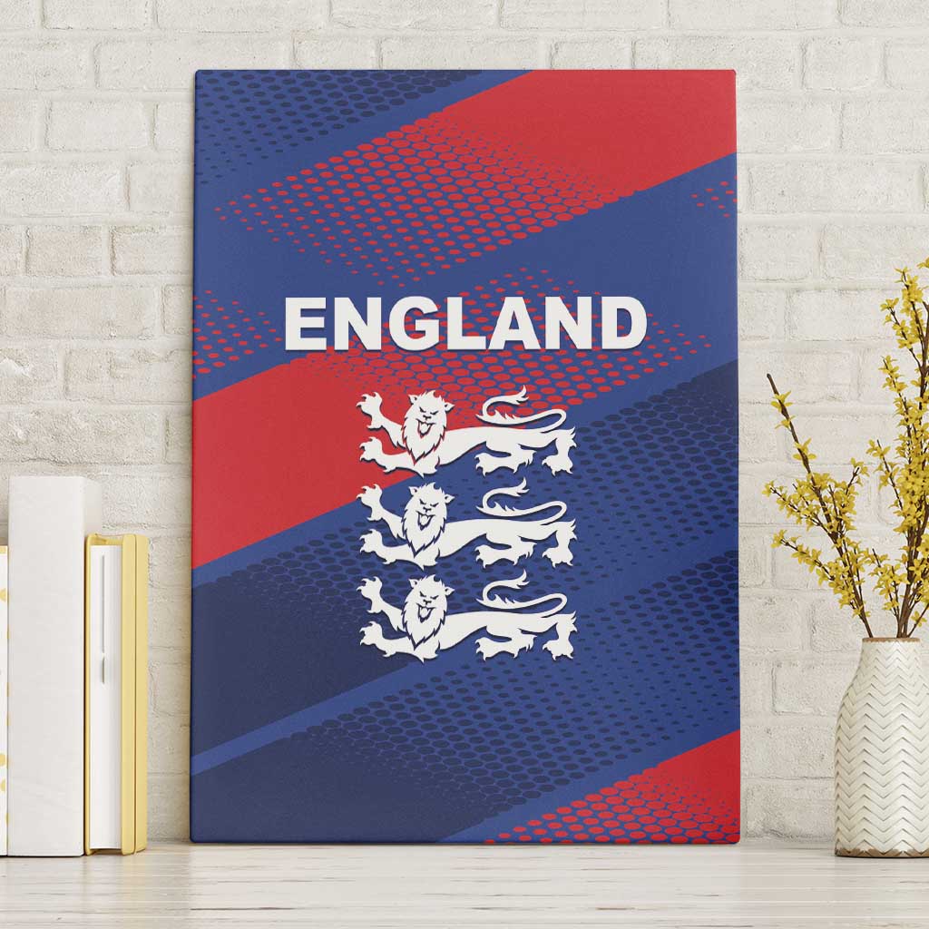 England Cricket Canvas Wall Art Come On Three Lions