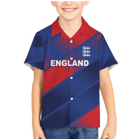 Custom England Cricket Family Matching Mermaid Dress and Hawaiian Shirt Come On Three Lions