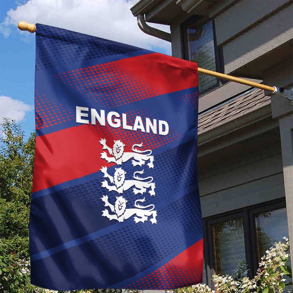 England Cricket Garden Flag Come On Three Lions