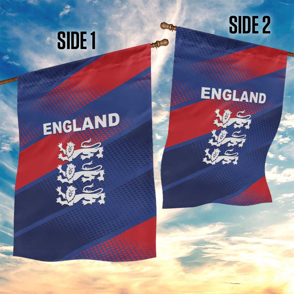 England Cricket Garden Flag Come On Three Lions