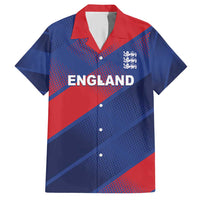 Custom England Cricket Hawaiian Shirt Come On Three Lions
