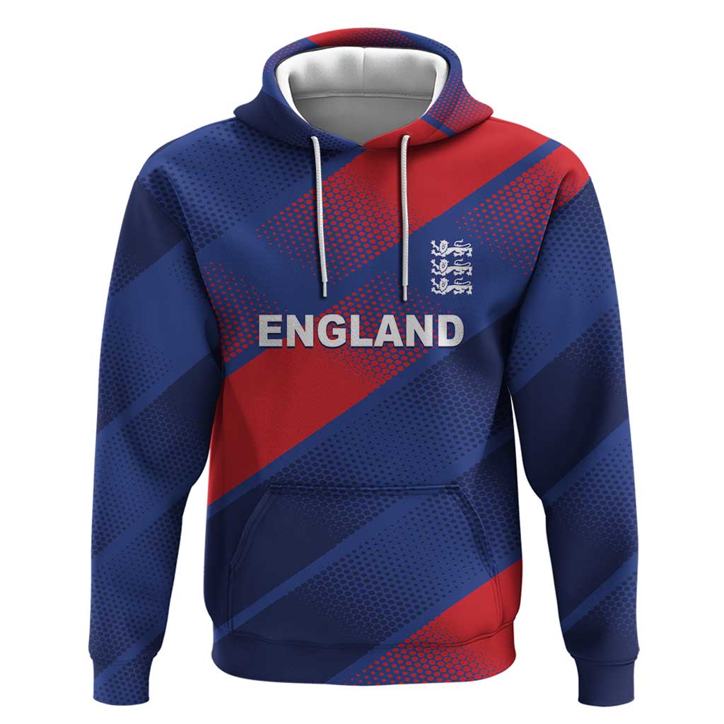Custom England Cricket Hoodie Come On Three Lions