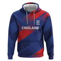 Custom England Cricket Hoodie Come On Three Lions