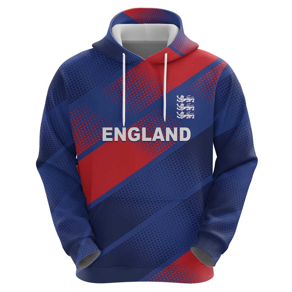 Custom England Cricket Hoodie Come On Three Lions