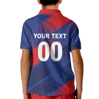 Custom England Cricket Kid Polo Shirt Come On Three Lions