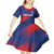 Custom England Cricket Kid Short Sleeve Dress Come On Three Lions