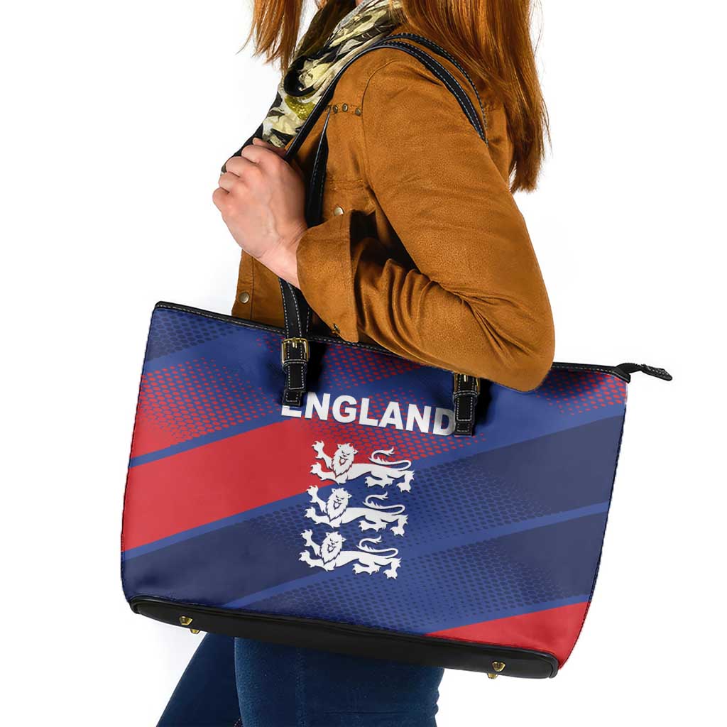 England Cricket Leather Tote Bag Come On Three Lions