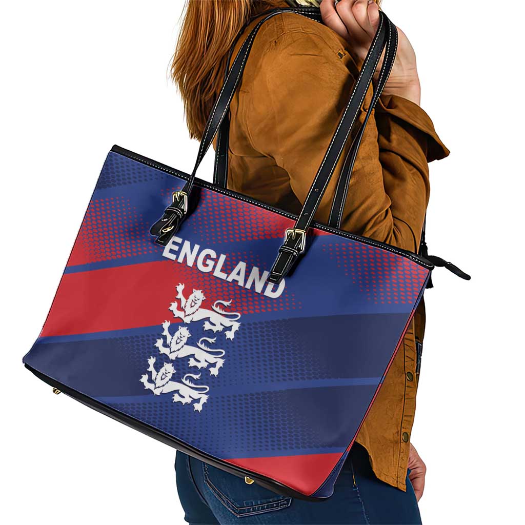 England Cricket Leather Tote Bag Come On Three Lions