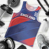 Custom England Cricket Men Tank Top Come On Three Lions