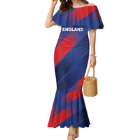 Custom England Cricket Mermaid Dress Come On Three Lions