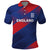 Custom England Cricket Polo Shirt Come On Three Lions