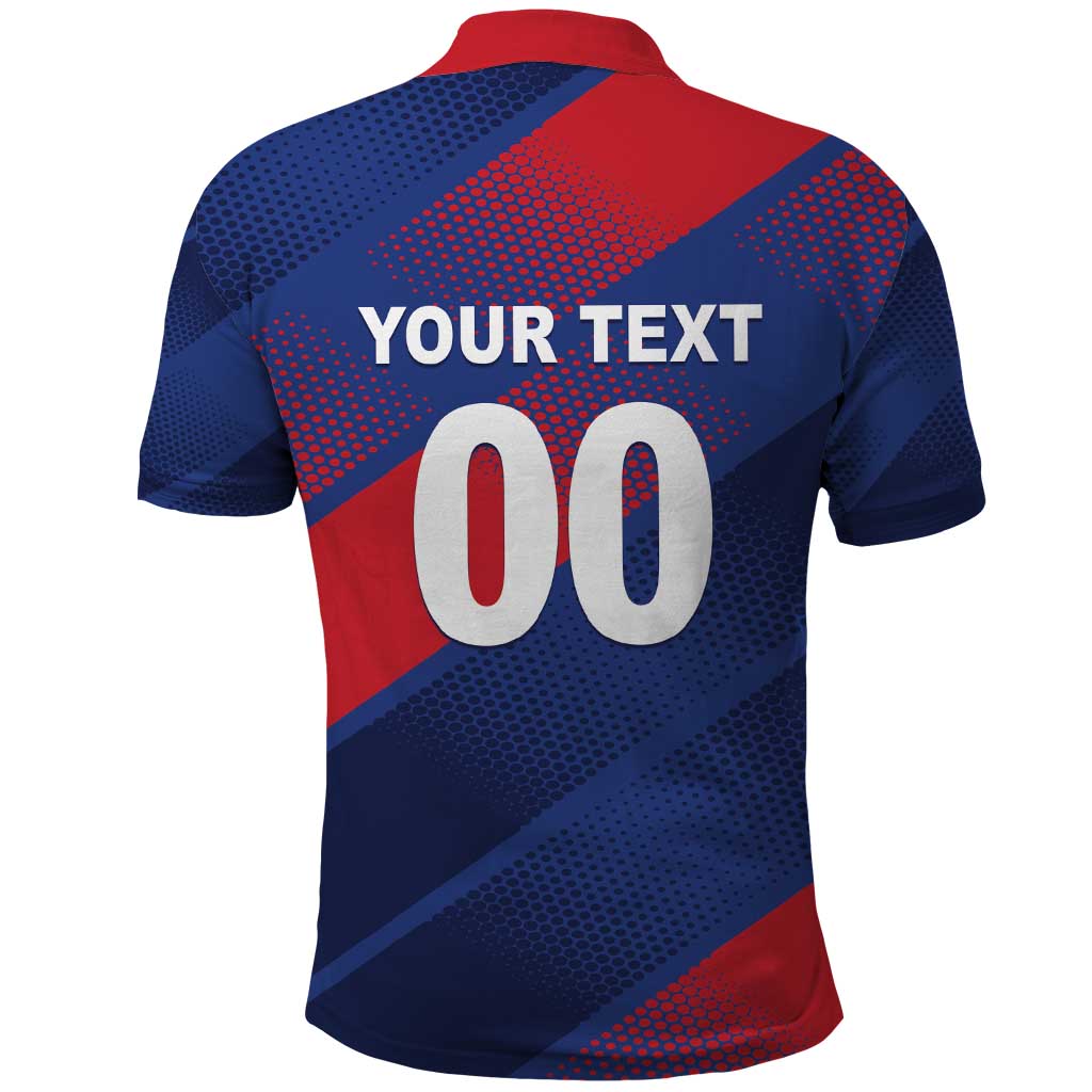 Custom England Cricket Polo Shirt Come On Three Lions