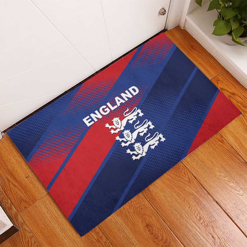 England Cricket Rubber Doormat Come On Three Lions