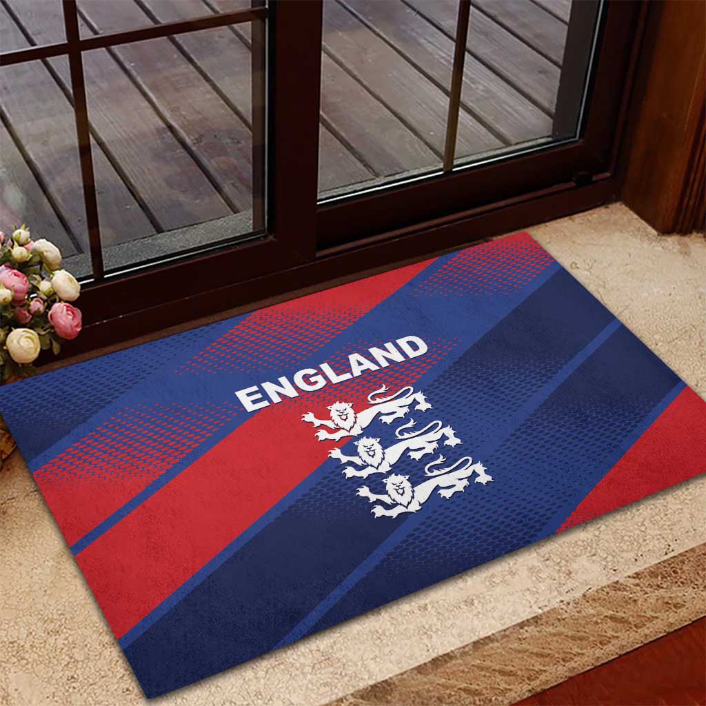 England Cricket Rubber Doormat Come On Three Lions