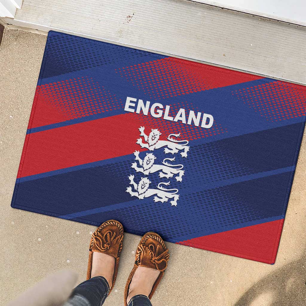 England Cricket Rubber Doormat Come On Three Lions