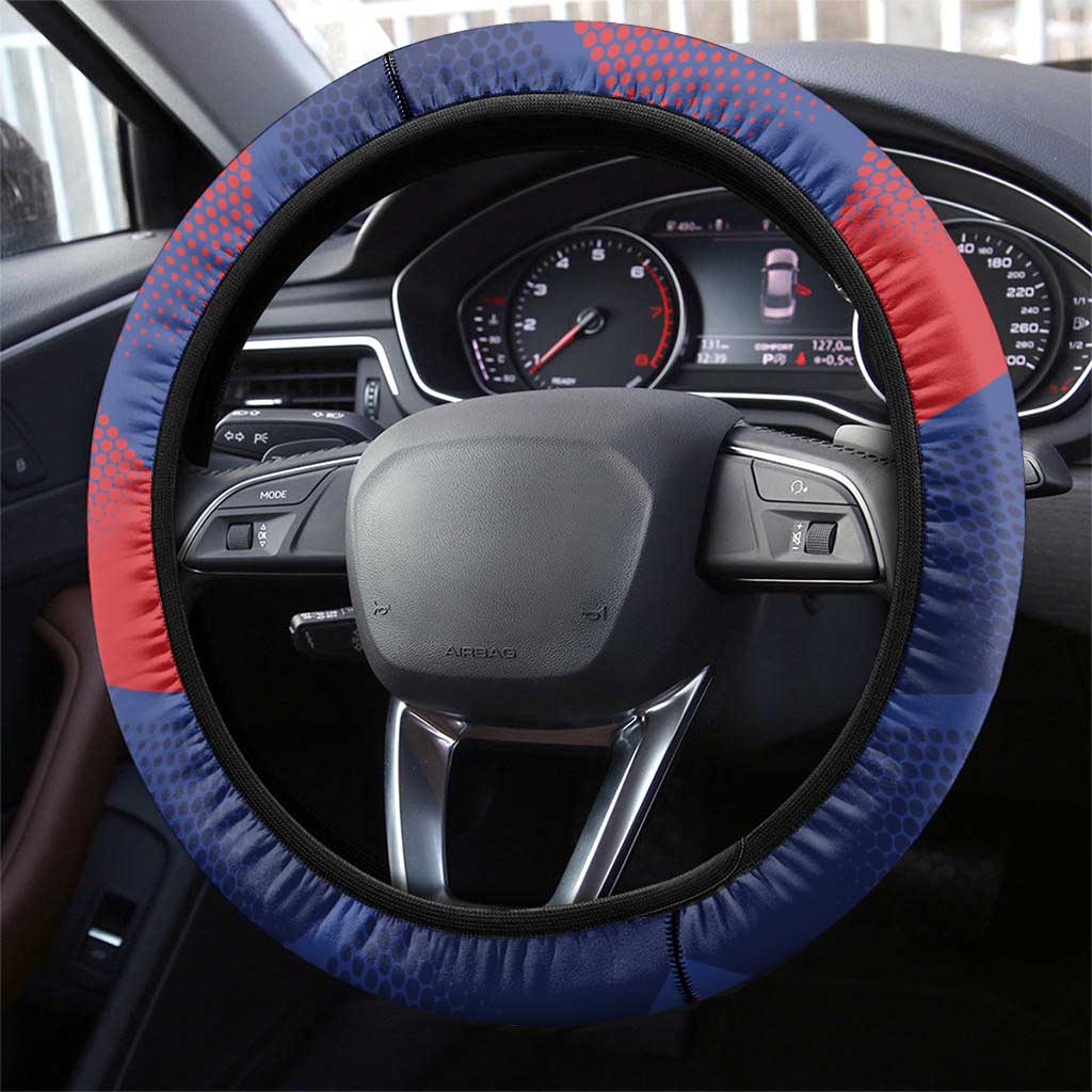 England Cricket Steering Wheel Cover Come On Three Lions