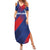 Custom England Cricket Summer Maxi Dress Come On Three Lions