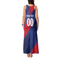 Custom England Cricket Tank Maxi Dress Come On Three Lions