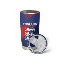 Custom England Cricket Tumbler Cup Come On Three Lions