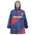 Custom England Cricket Wearable Blanket Hoodie Come On Three Lions