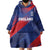 Custom England Cricket Wearable Blanket Hoodie Come On Three Lions