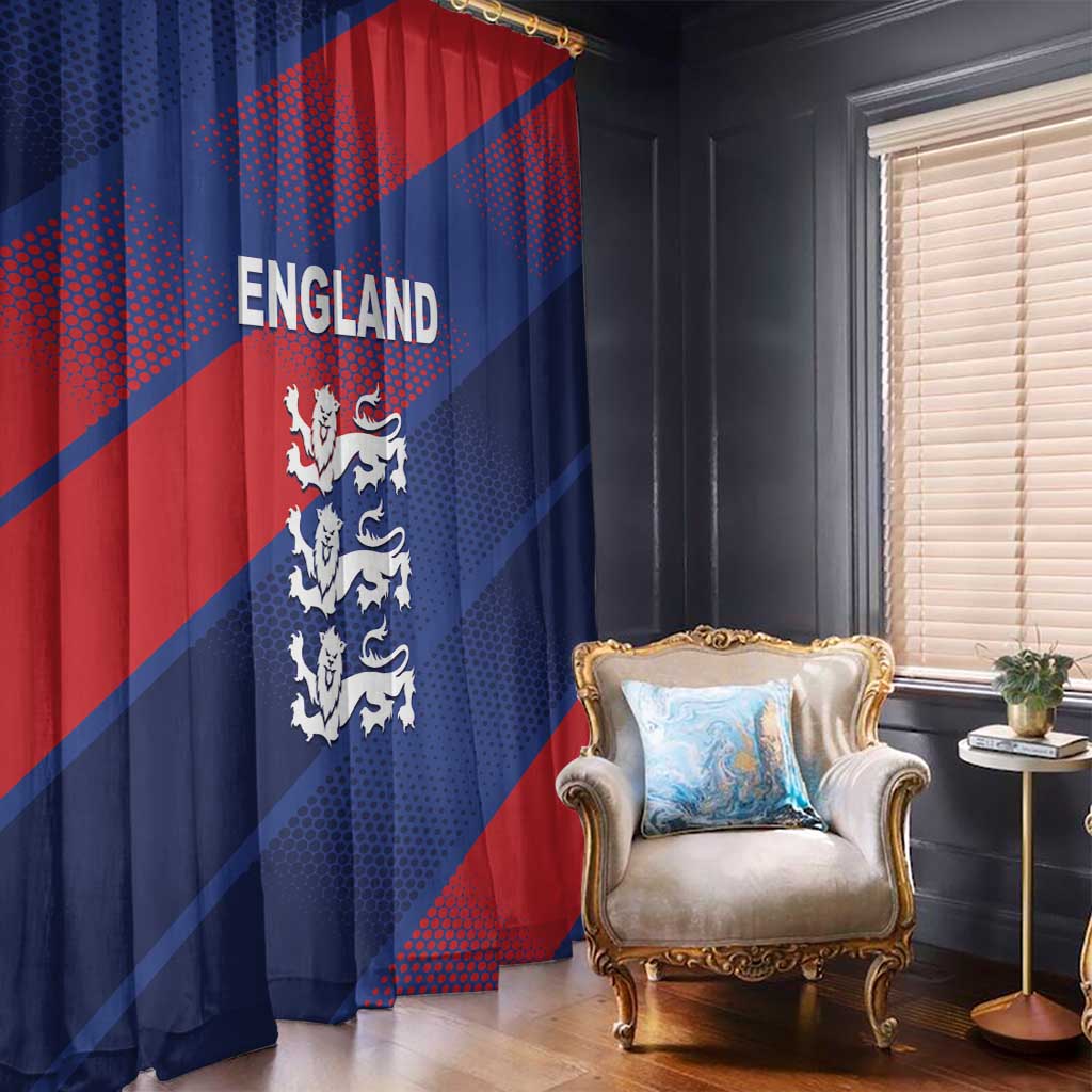 England Cricket Window Curtain Come On Three Lions