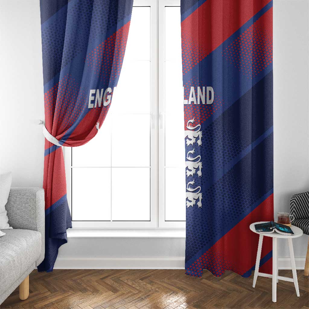 England Cricket Window Curtain Come On Three Lions
