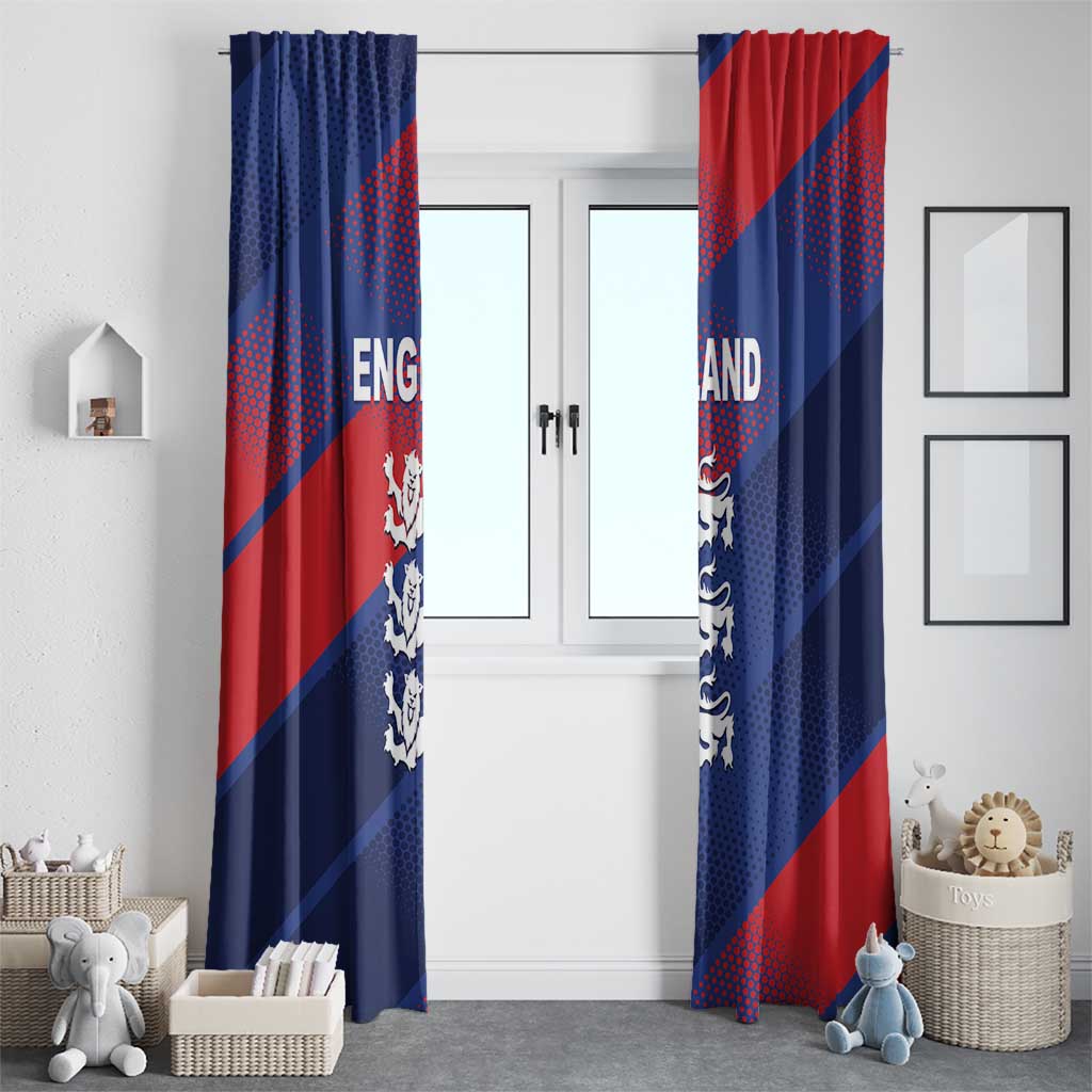 England Cricket Window Curtain Come On Three Lions