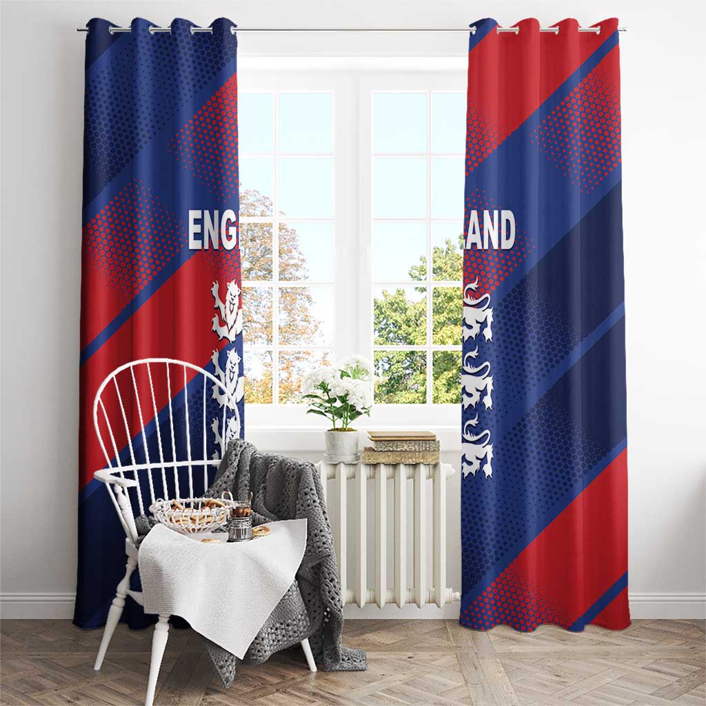 England Cricket Window Curtain Come On Three Lions