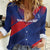 Custom England Cricket Women Casual Shirt Come On Three Lions