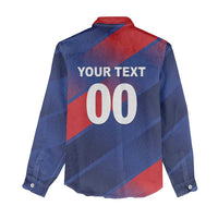 Custom England Cricket Women Casual Shirt Come On Three Lions