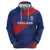 Custom England Cricket Zip Hoodie Come On Three Lions