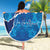 Israel Yom Ha'atzmaut Beach Blanket Star of David Grunge Style