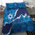 Israel Yom Ha'atzmaut Bedding Set Star of David Grunge Style