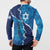 Personalized Israel Yom Ha'atzmaut Button Sweatshirt Star of David Grunge Style