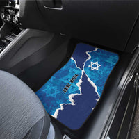 Israel Yom Ha'atzmaut Car Mats Star of David Grunge Style