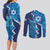 Personalized Israel Yom Ha'atzmaut Couples Matching Long Sleeve Bodycon Dress and Long Sleeve Button Shirt Star of David Grunge Style