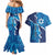 Personalized Israel Yom Ha'atzmaut Couples Matching Mermaid Dress and Hawaiian Shirt Star of David Grunge Style