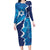 Personalized Israel Yom Ha'atzmaut Family Matching Long Sleeve Bodycon Dress and Hawaiian Shirt Star of David Grunge Style