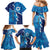 Personalized Israel Yom Ha'atzmaut Family Matching Mermaid Dress and Hawaiian Shirt Star of David Grunge Style