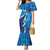Personalized Israel Yom Ha'atzmaut Family Matching Mermaid Dress and Hawaiian Shirt Star of David Grunge Style