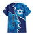 Personalized Israel Yom Ha'atzmaut Family Matching Off Shoulder Maxi Dress and Hawaiian Shirt Star of David Grunge Style