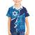 Personalized Israel Yom Ha'atzmaut Family Matching Off Shoulder Maxi Dress and Hawaiian Shirt Star of David Grunge Style