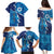 Personalized Israel Yom Ha'atzmaut Family Matching Puletasi and Hawaiian Shirt Star of David Grunge Style