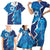 Personalized Israel Yom Ha'atzmaut Family Matching Short Sleeve Bodycon Dress and Hawaiian Shirt Star of David Grunge Style