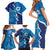 Personalized Israel Yom Ha'atzmaut Family Matching Short Sleeve Bodycon Dress and Hawaiian Shirt Star of David Grunge Style